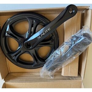 Sunlite Big City Single Speed Crank 170x48x3/32 Black Forged Aluminum 211041